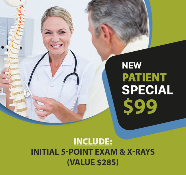 Patient receiving chiropractic Specials for whiplash at University Chiropractic in Palo Alto