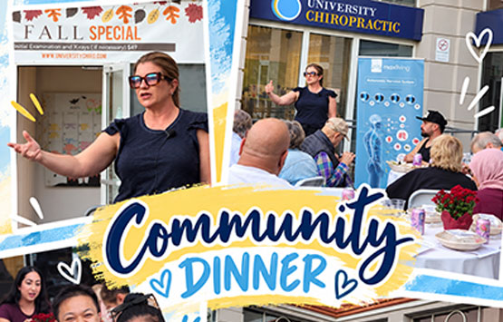 Community Dinner Hosted by University Chiropractic in Palo Alto