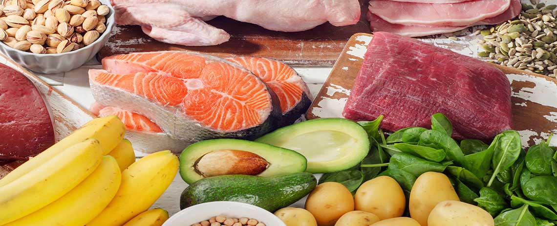 metabolism boosting foods, such as avacados, chicken, and salmon